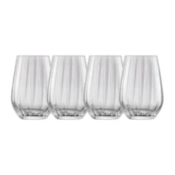 Schott Zwiesel Blossom Universalbecher 4er-Set mit Moussierpunkt
