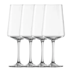 Schott Zwiesel Rotweinglas 4-tlg. MioVino mit Moussierpunkt klar