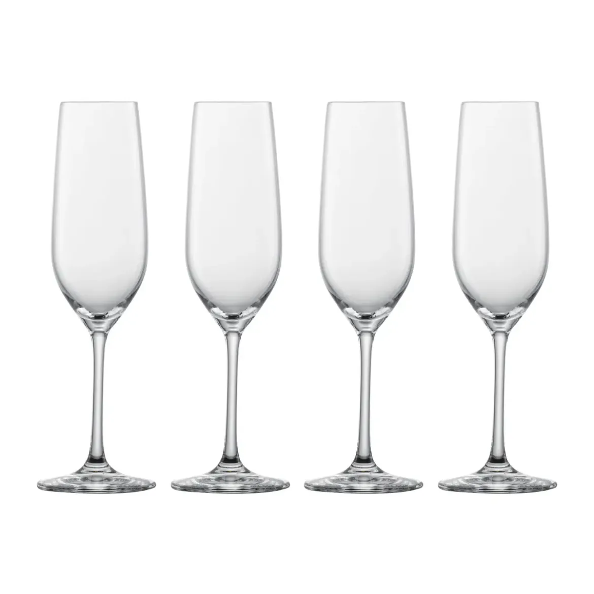Schott Zwiesel Sektglas 4er-Set Forté mit Moussierpunkt klar