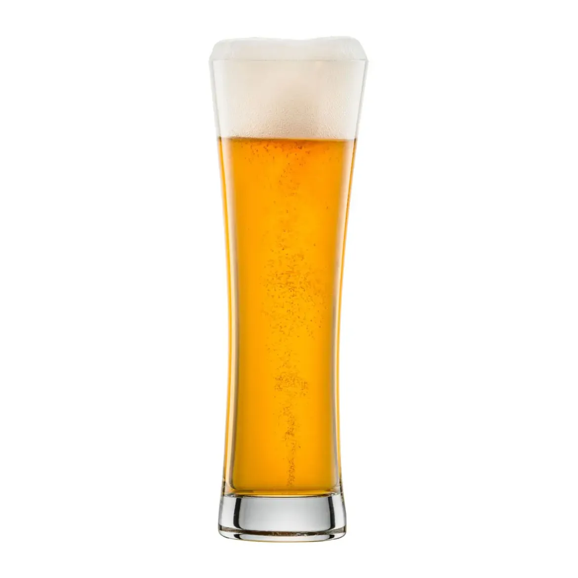 Schott Zwiesel Weizenbierglas klein 4er-Set Beer Basic mit Moussierpunkt klar