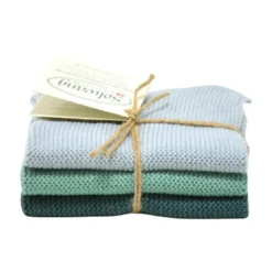 Solwang Wischtücher 25x25cm 3er-Pack Antikgrün-Kombi