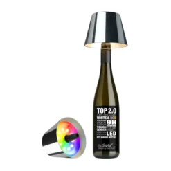 Sompex LED-Leuchte 11 cm 1,3 W Top 2.0 chrom mit RGB-Farbwechsel