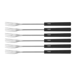 Spring Käsefonduegabeln 6er-Set Basic schwarz