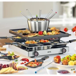 Spring Raclette/Fondue für 8 31x34x17 cm Classic edelstahl
