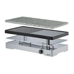 Spring Raclette für 8 43x22x15 cm Classic Duo edelstahl