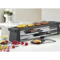 Spring Raclette für 4 55x12x11 cm Compact schwarz