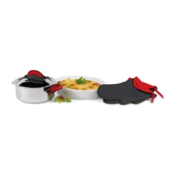 Spring Topfhandschuhe 2er-Set Grips schwarz/rot