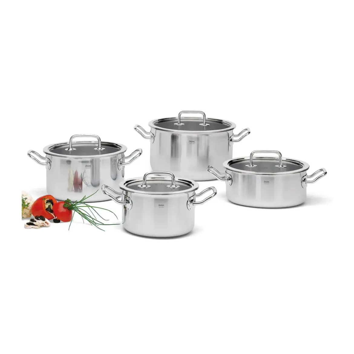 Spring Topf-Set 4-tlg. Brigade Basic silber