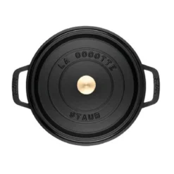 Staub Cocotte 30 cm schwarz