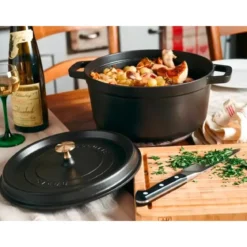 Staub Cocotte 30 cm schwarz
