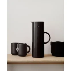 Stelton Isolierkanne EM77 1l schwarz