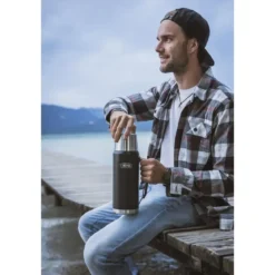 Thermos Thermosflasche 1,2 l Icon Beverage Bottle graphit matt
