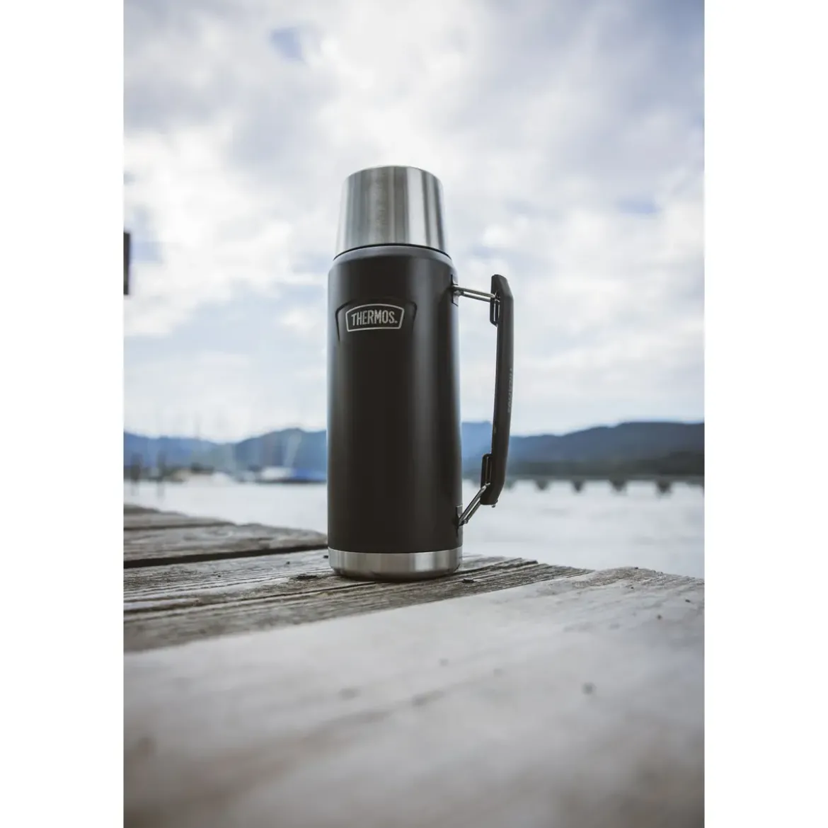 Thermos Thermosflasche 1,2 l Icon Beverage Bottle graphit matt
