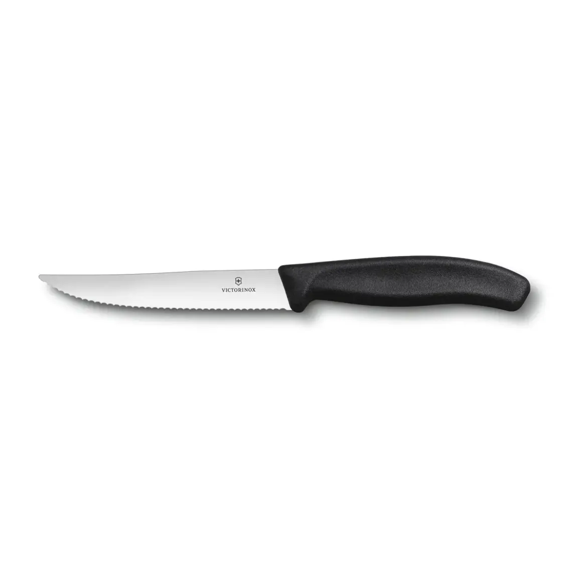 Victorinox Steakmesser 12 cm Wellenschliff Swiss Classic Gourmet schwarz