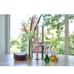 Villa Collection Trauben Styles 8x14 cm Amber Glas