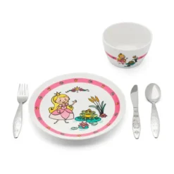 Zilverstad Kindergeschirr-Set 5-tlg Prinzessin