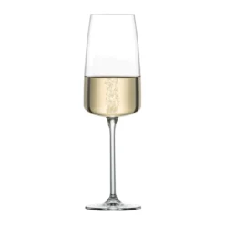Zwiesel Glas Sekt- und Schaumweinglas leicht & frisch 2er-Set Vivid Senses