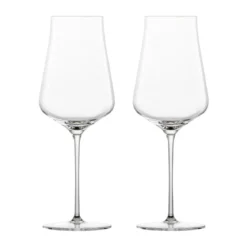 Zwiesel Glas Weißweinglas 2er-Set Duo mit Moussierpunkt klar