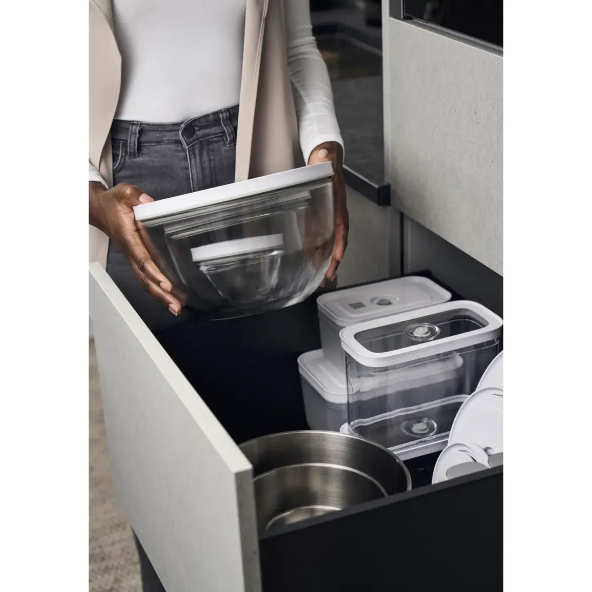 Zwilling Vakuum-Schüssel L 24 cm Fresh & Save Bowls klar