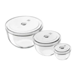Zwilling Vakuumschüssel-Set S/M/L 6-tlg. Fresh & Save Bowls klar