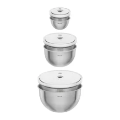 Zwilling Vakuumschüssel-Set 6-tlg. Fresh & Save silber-weiß