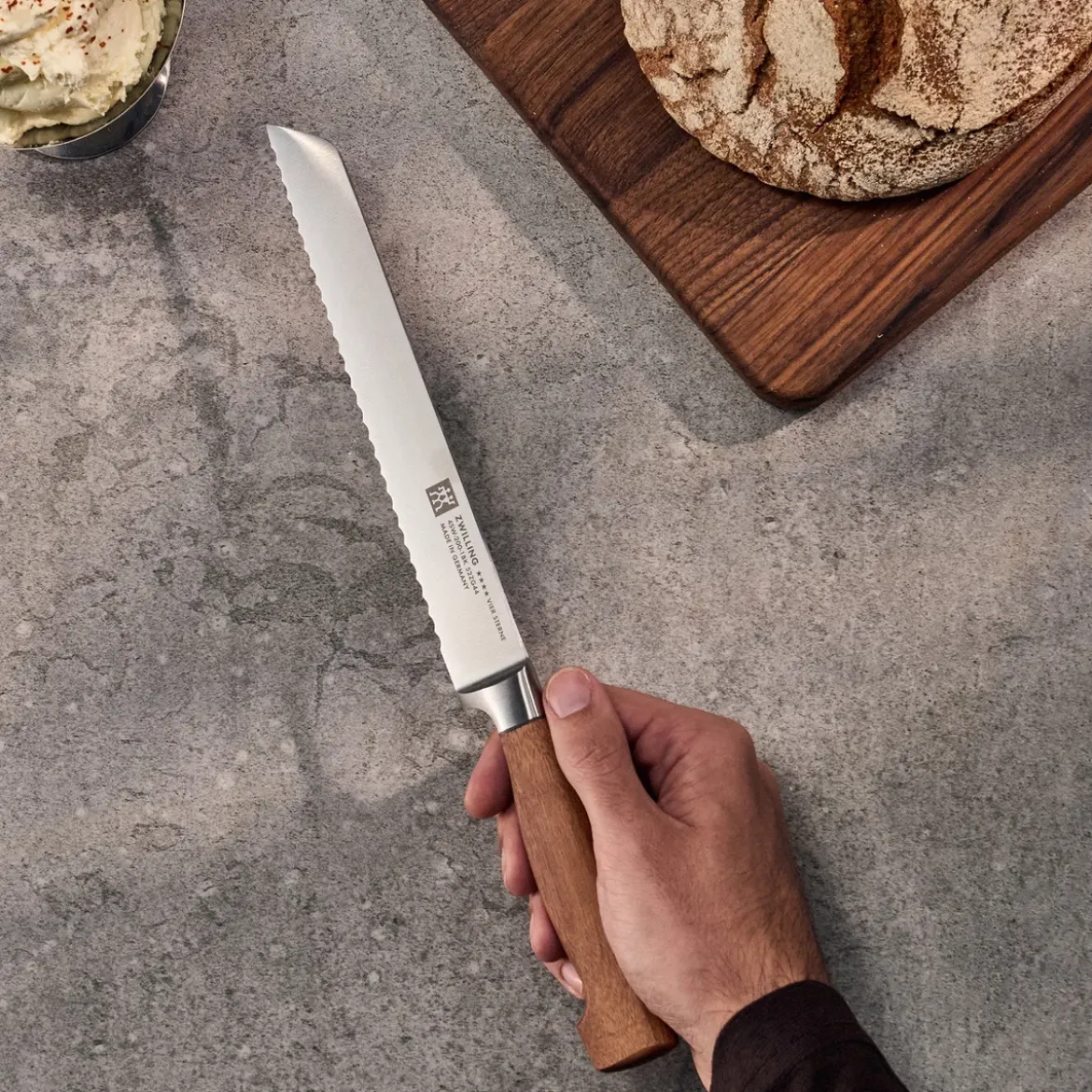 Zwilling Vier Sterne Brotmesser 20 cm natur