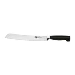 Zwilling Vier Sterne Brotmesser 23 cm schwarz